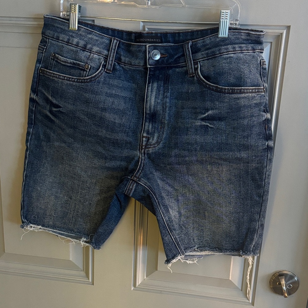 No Boundaries Dark Blue Jean Shorts